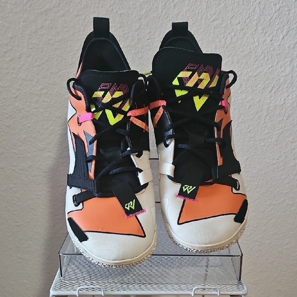 AIR Jordan Why Not Zer0.4 Orange and Black Athletic Shoes